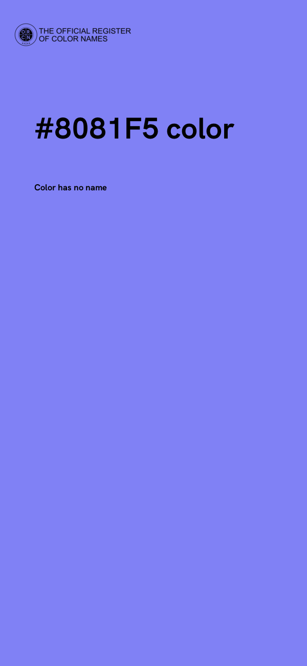 #8081F5 color image