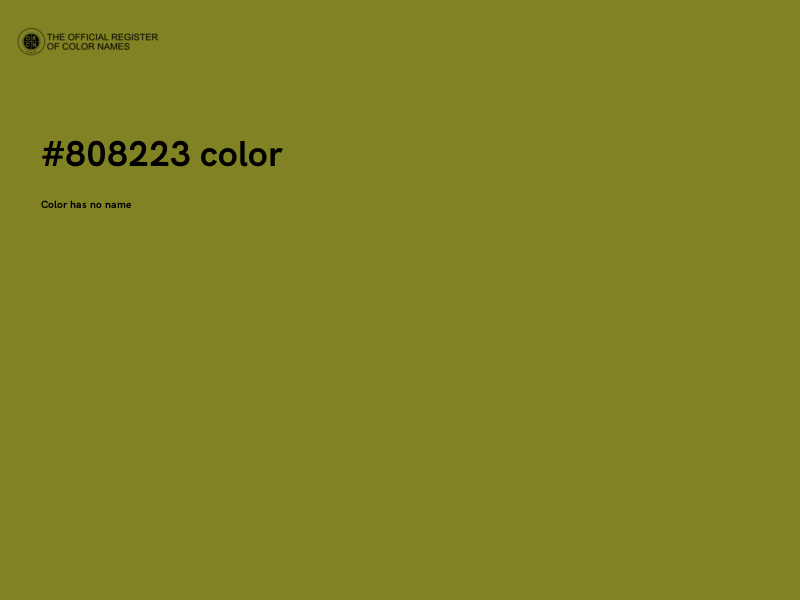 #808223 color image