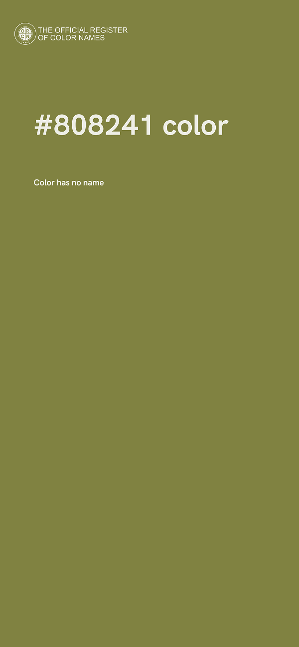 #808241 color image