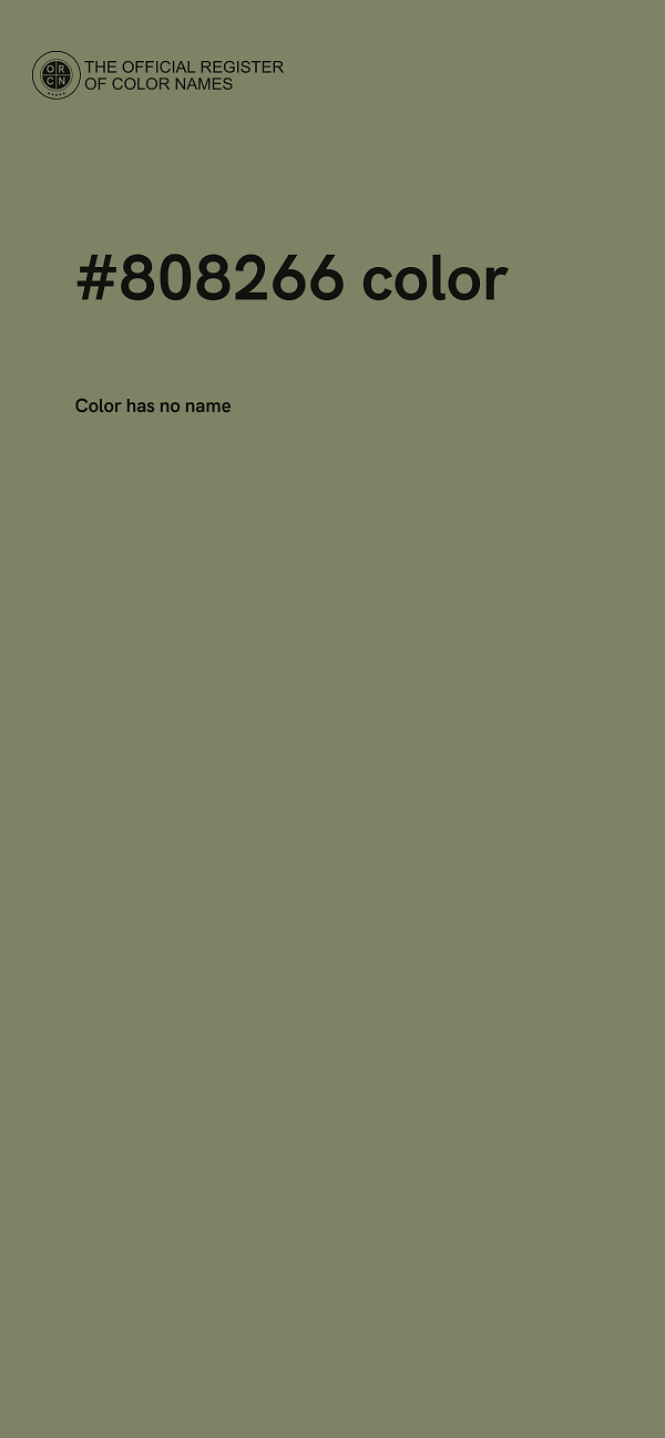 #808266 color image