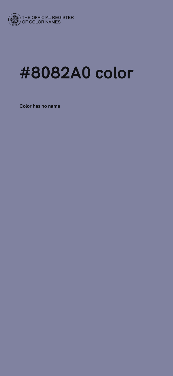 #8082A0 color image