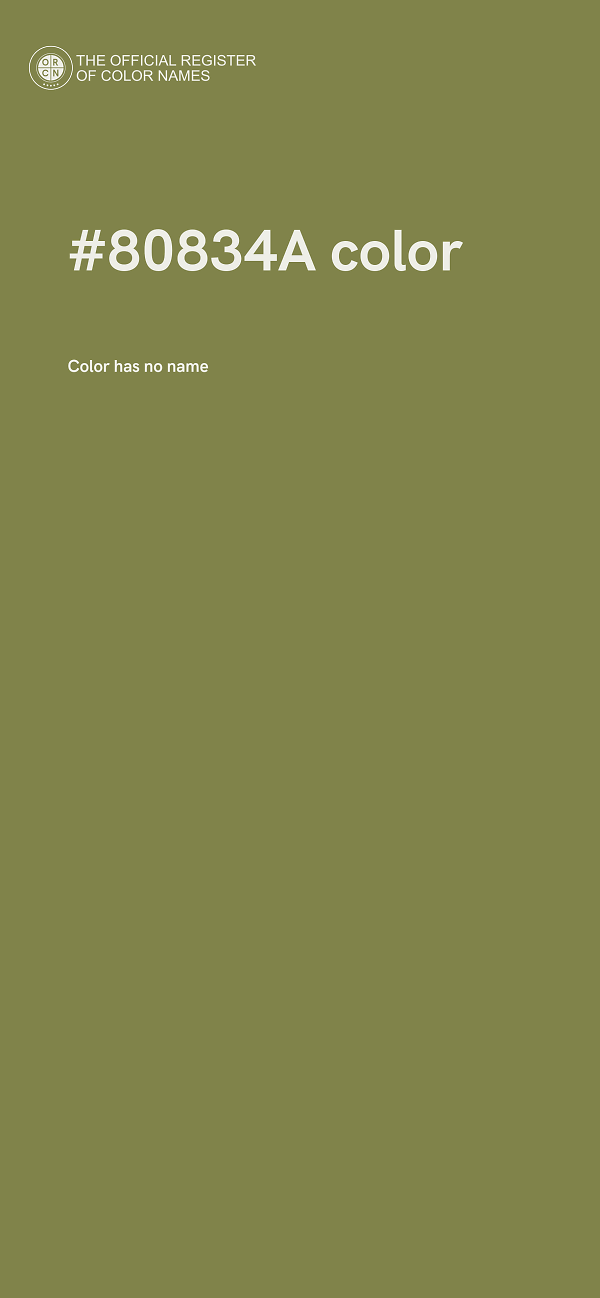 #80834A color image