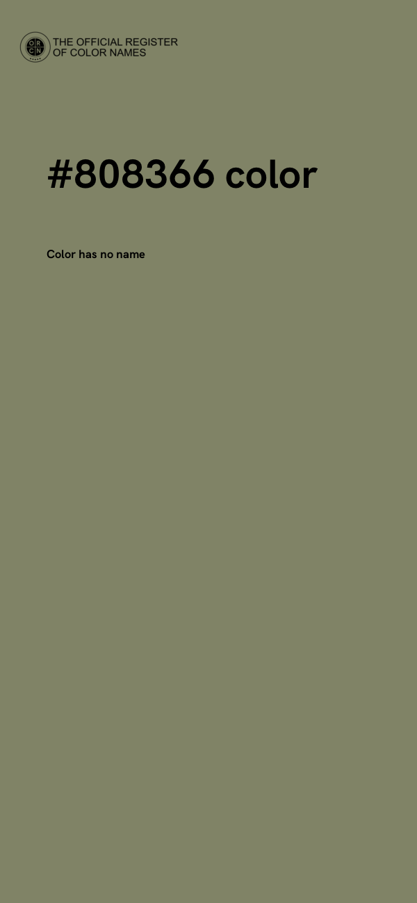#808366 color image