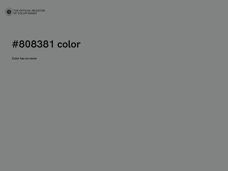 #808381 color image