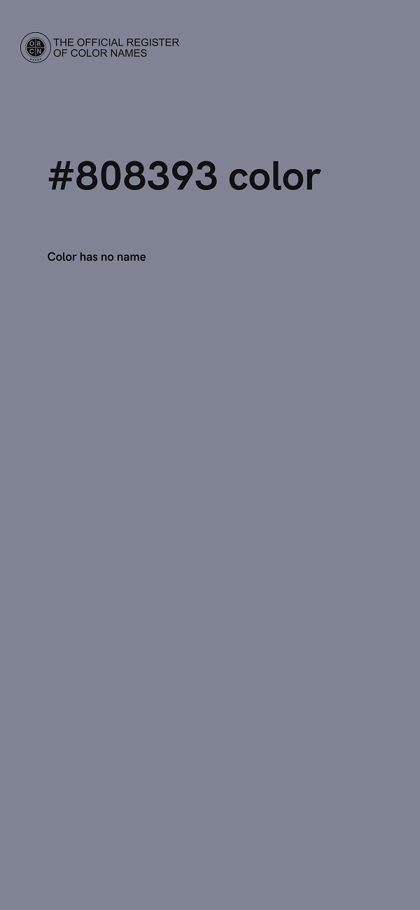 #808393 color image