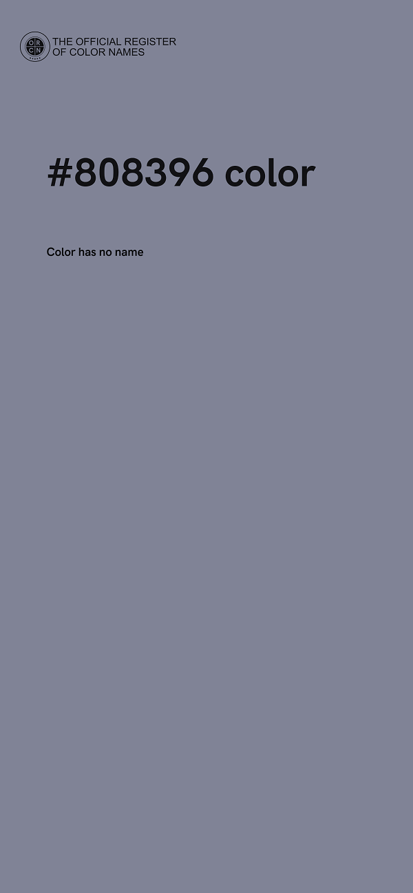 #808396 color image