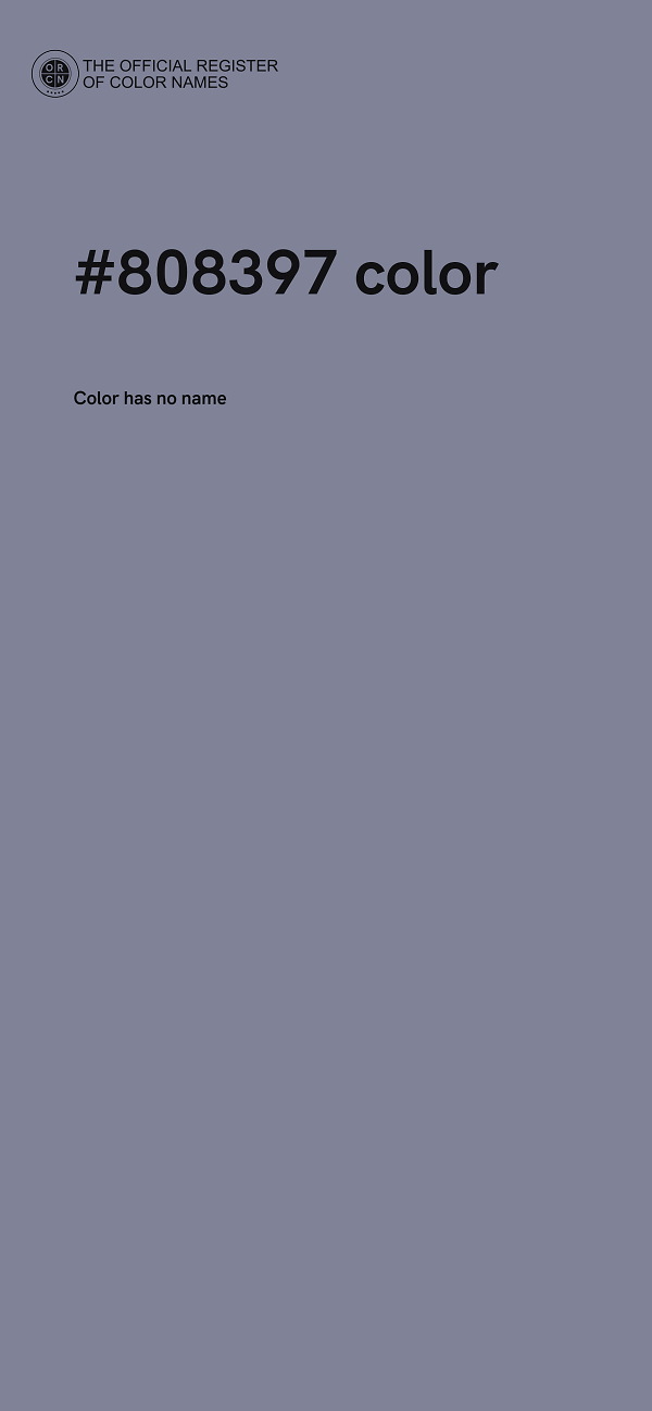 #808397 color image