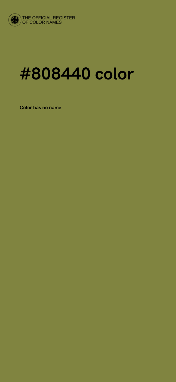 #808440 color image