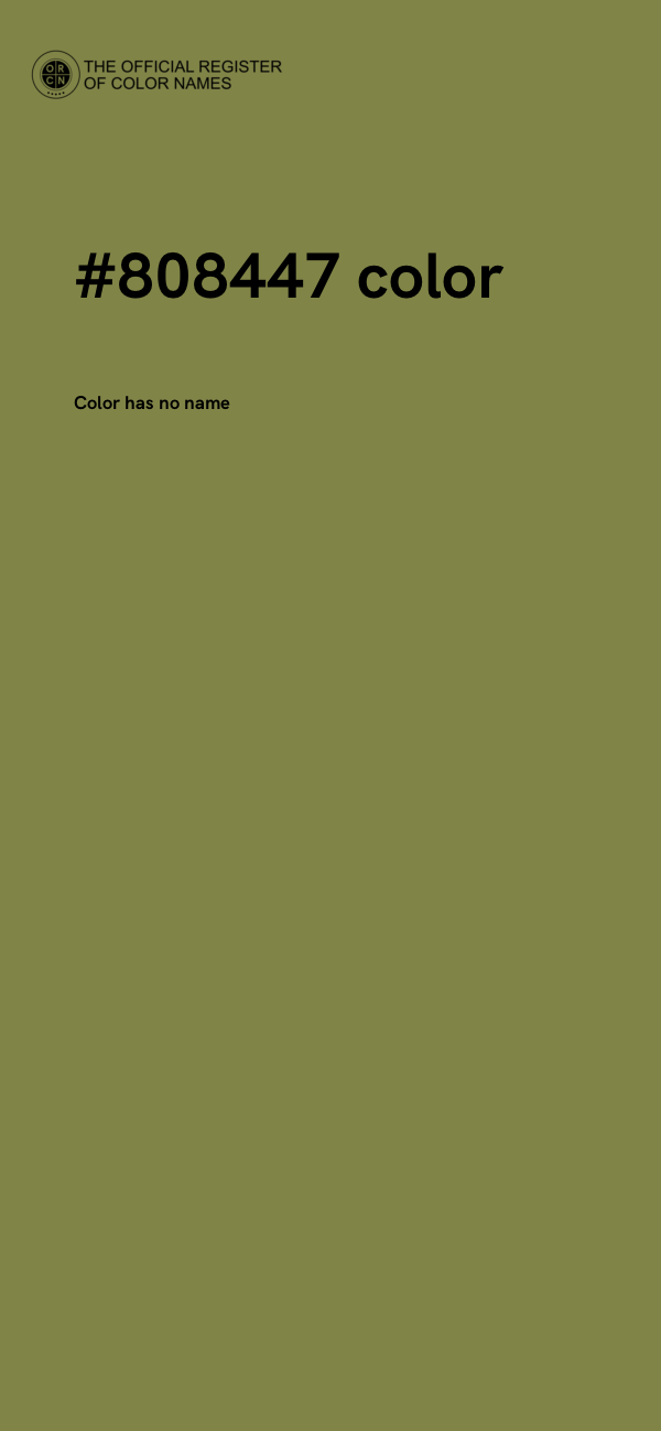 #808447 color image