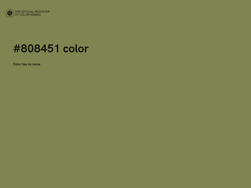 #808451 color image
