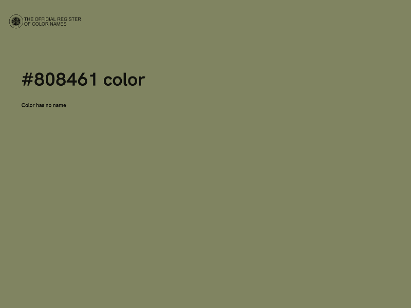 #808461 color image