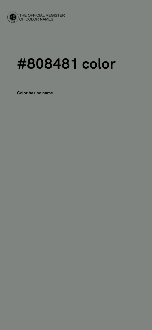 #808481 color image