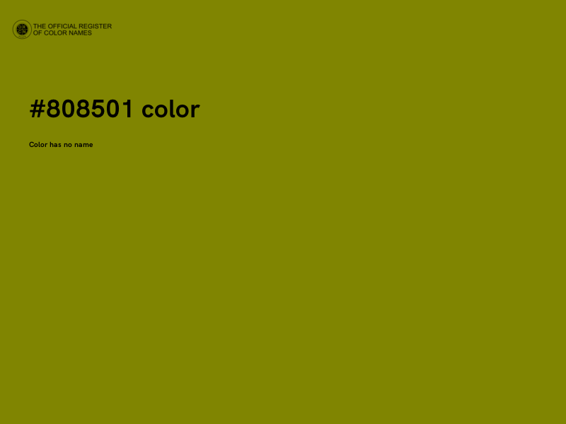 #808501 color image