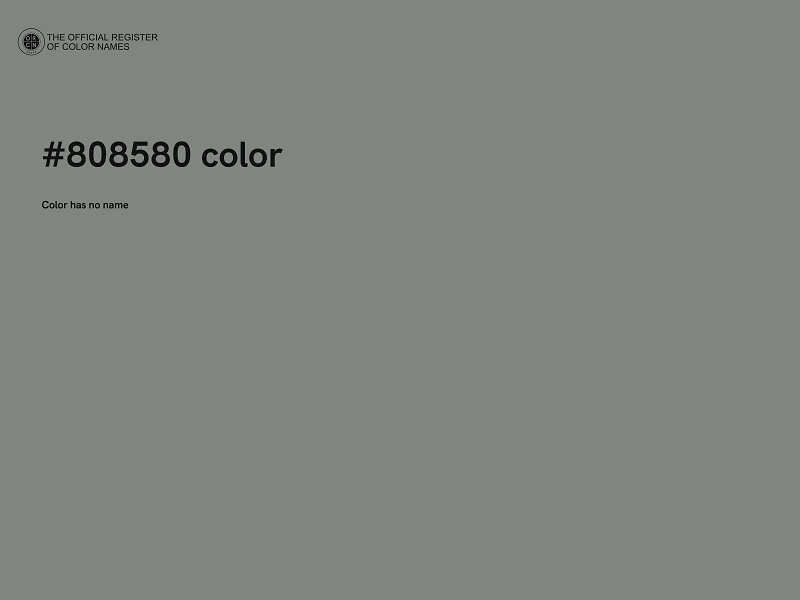 #808580 color image