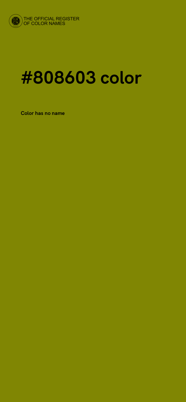 #808603 color image