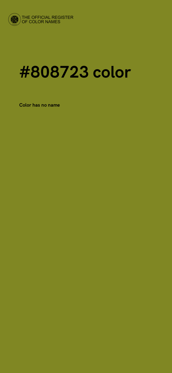 #808723 color image