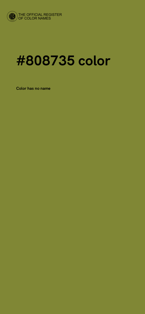 #808735 color image