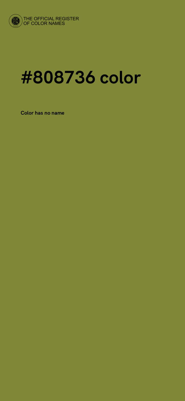 #808736 color image