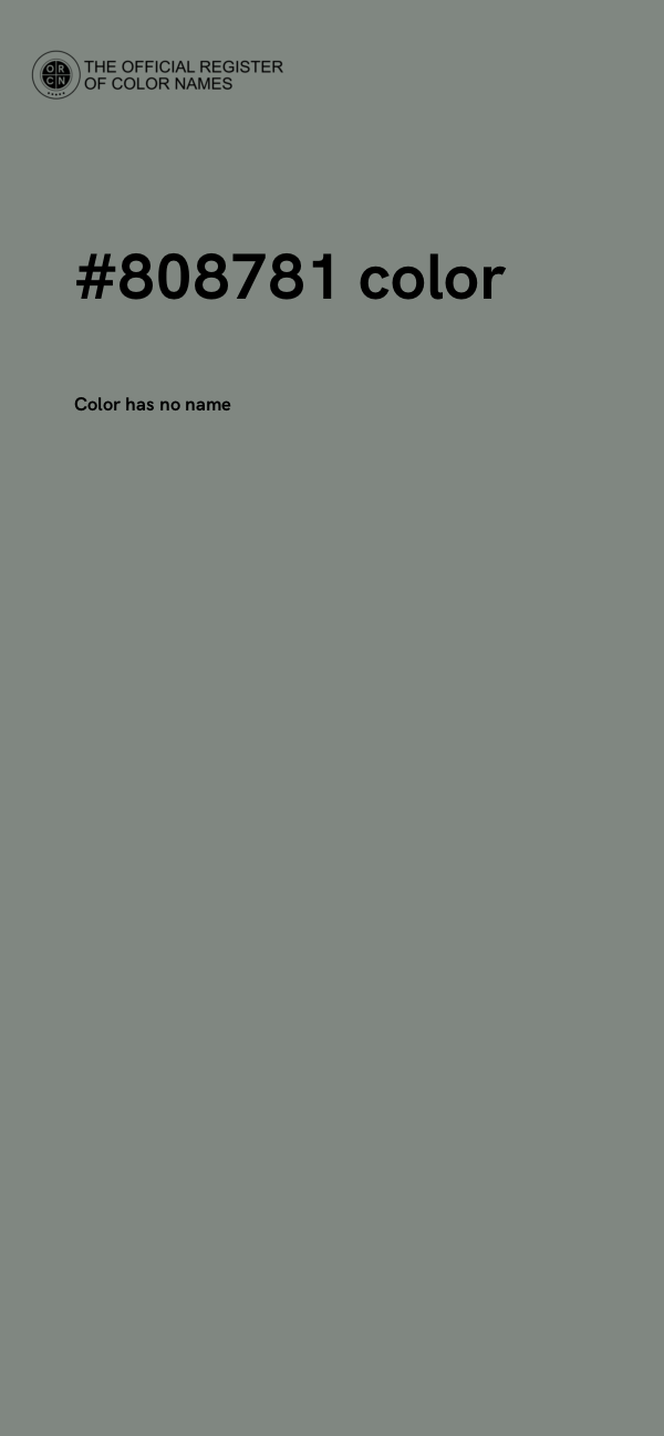 #808781 color image