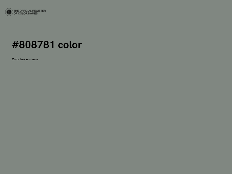 #808781 color image