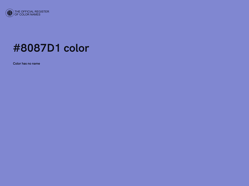 #8087D1 color image