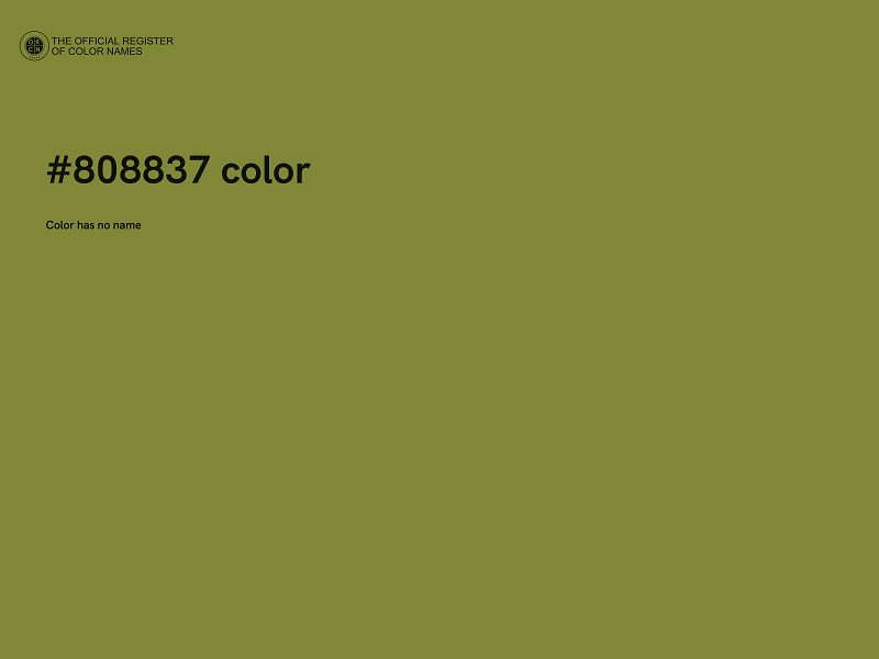 #808837 color image