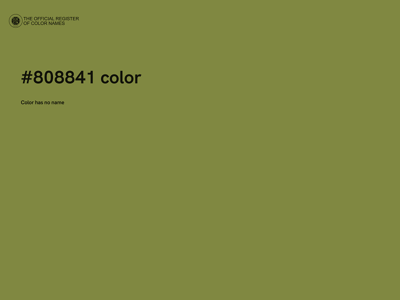 #808841 color image