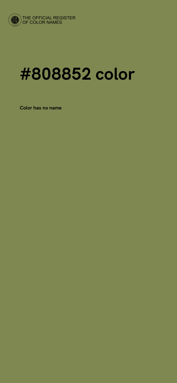 #808852 color image