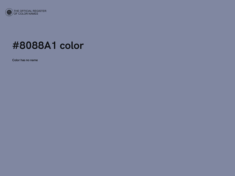 #8088A1 color image