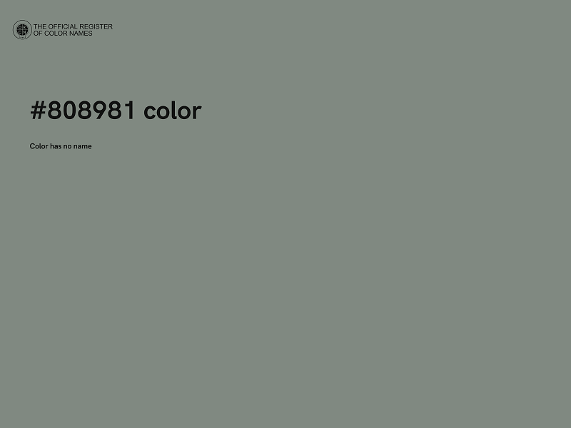 #808981 color image