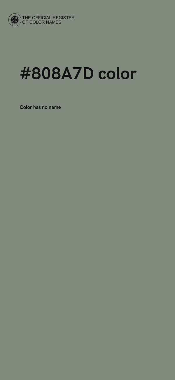 #808A7D color image