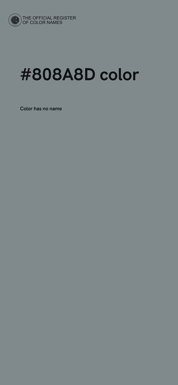#808A8D color image