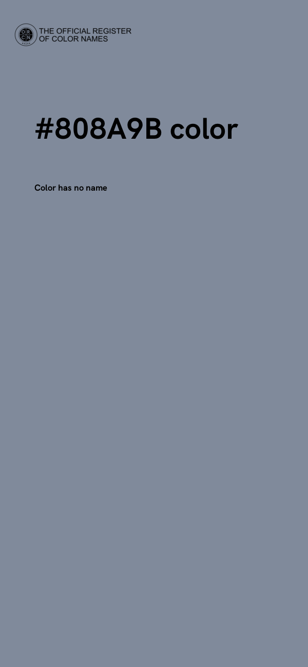 #808A9B color image