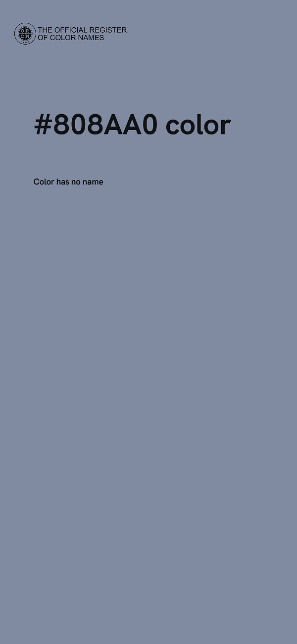 #808AA0 color image