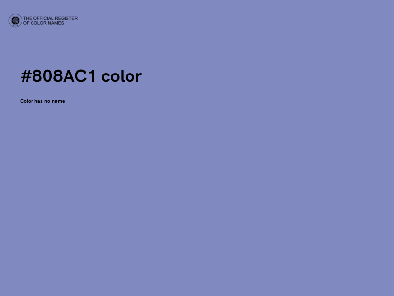#808AC1 color image