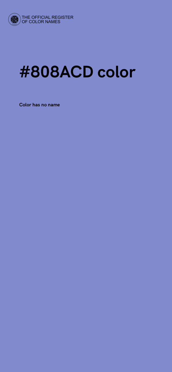 #808ACD color image