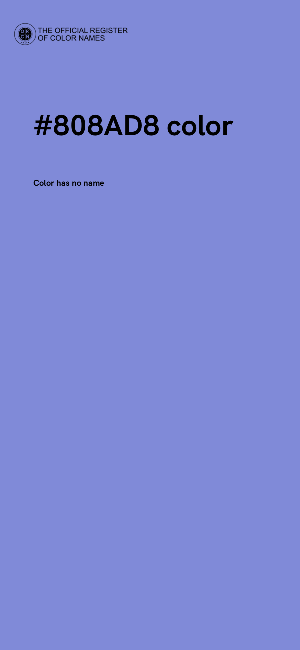 #808AD8 color image