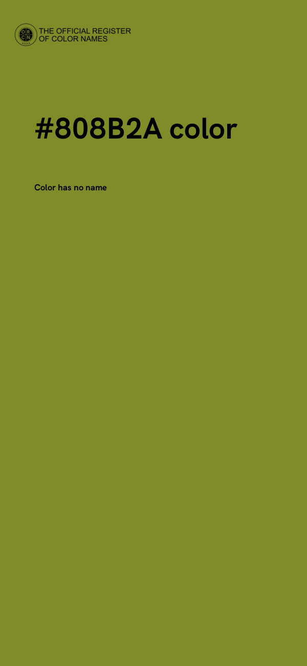 #808B2A color image