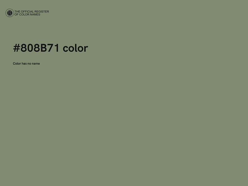 #808B71 color image