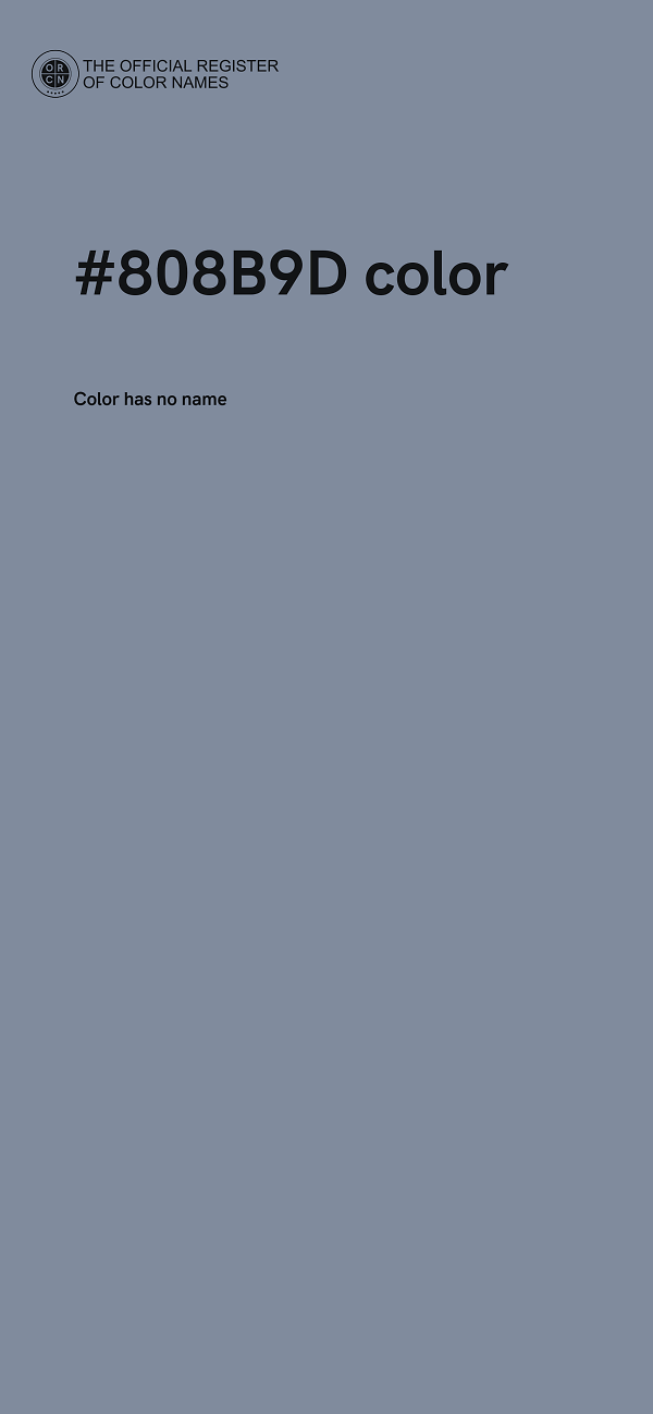 #808B9D color image