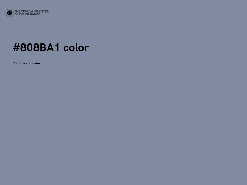 #808BA1 color image