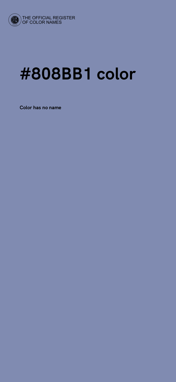 #808BB1 color image