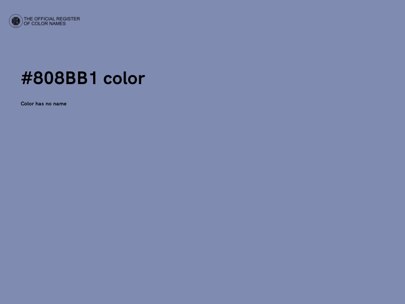 #808BB1 color image