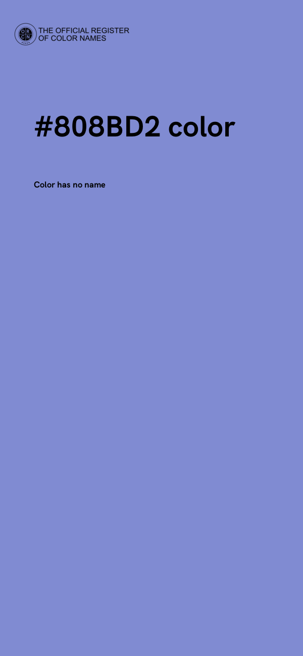 #808BD2 color image