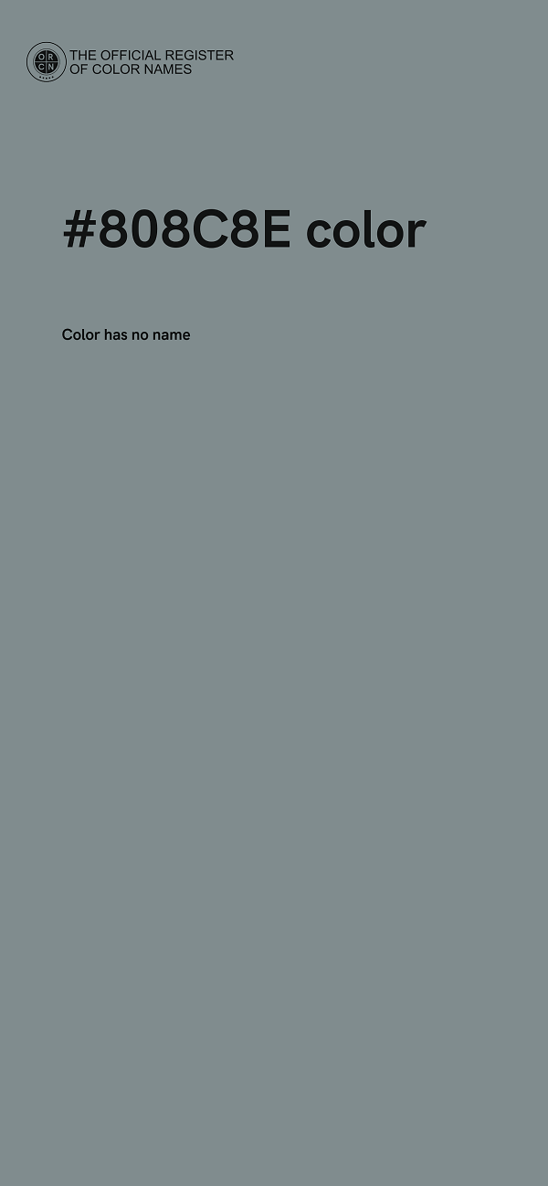 #808C8E color image