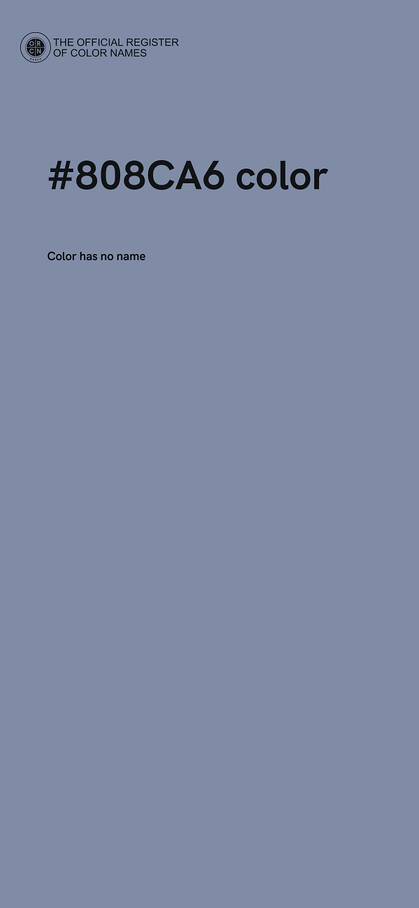 #808CA6 color image