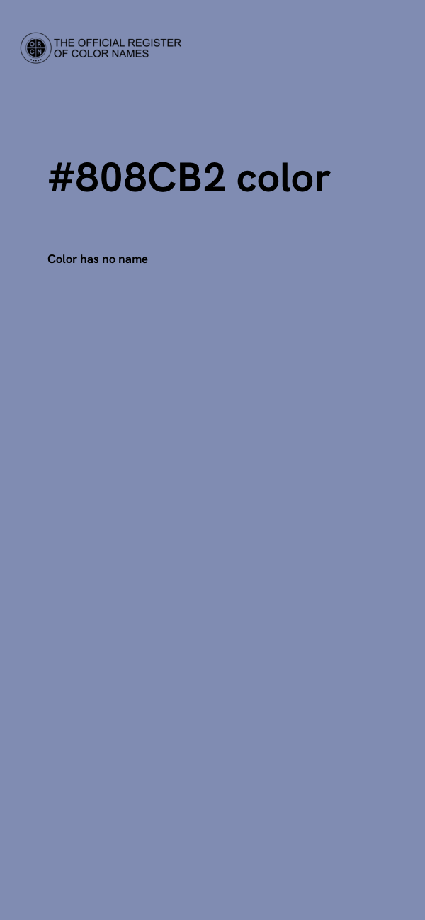 #808CB2 color image