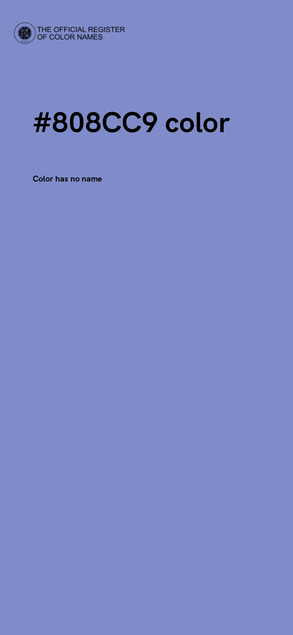 #808CC9 color image