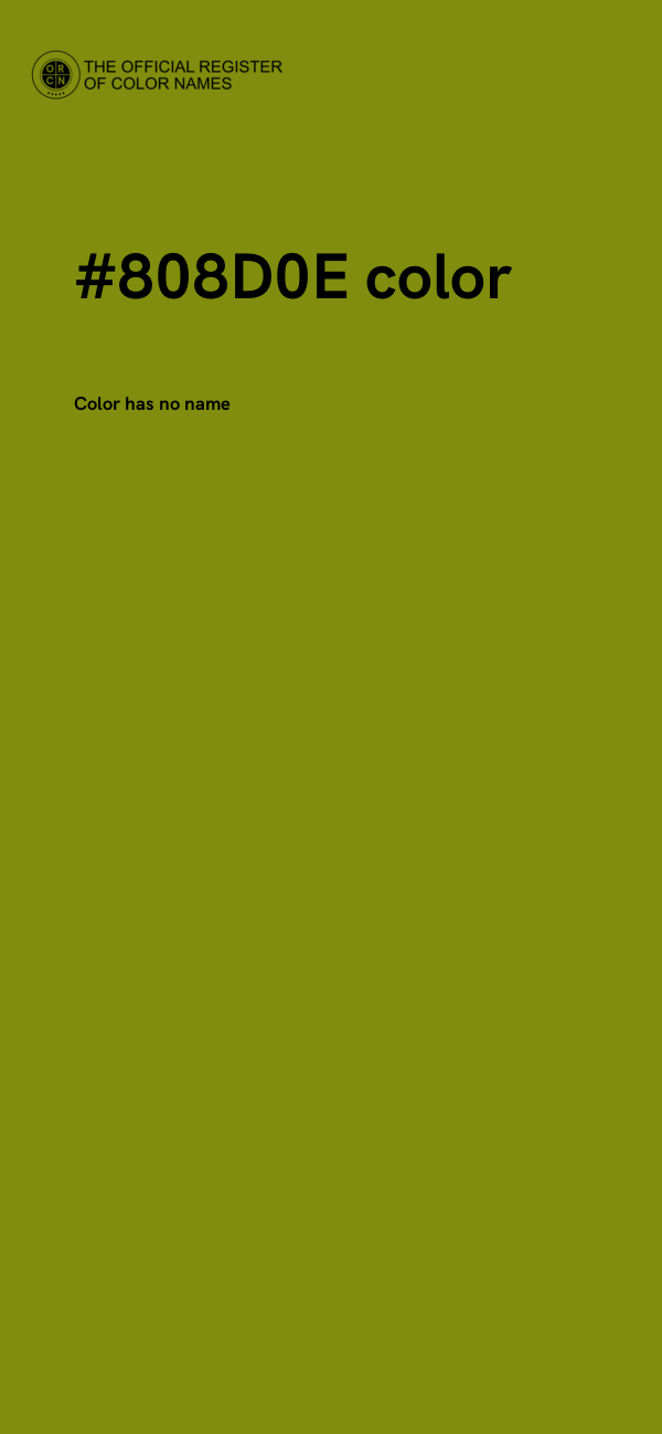 #808D0E color image