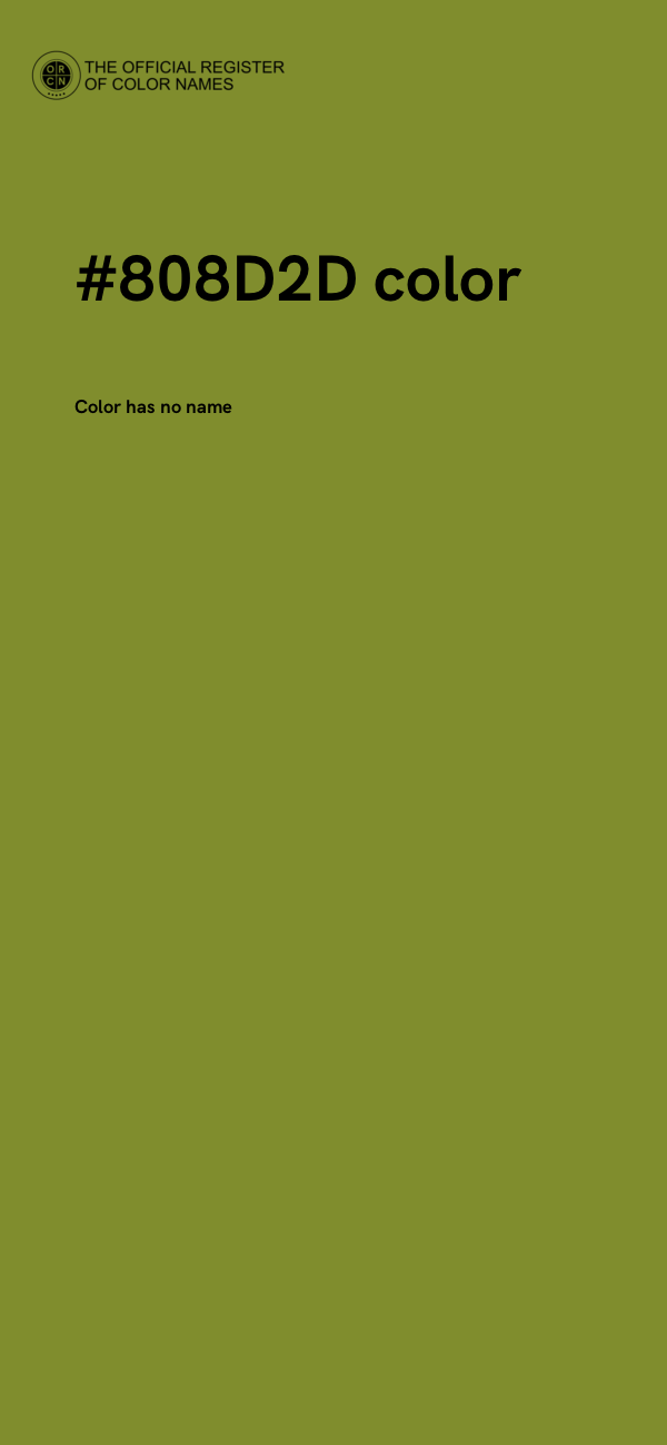 #808D2D color image